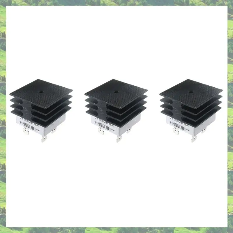 A59Z-3X 50A 1000V Metal Case Bridge Rectifier With Heatsink