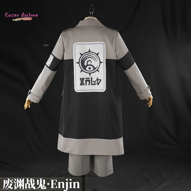 أزياء أنيمي Gachiakuta Enjin التأثيرية أقراط موحدة المختنق أكوتا المنظفات حفلة الهالوين للنساء والرجال كرنفال الدعامة