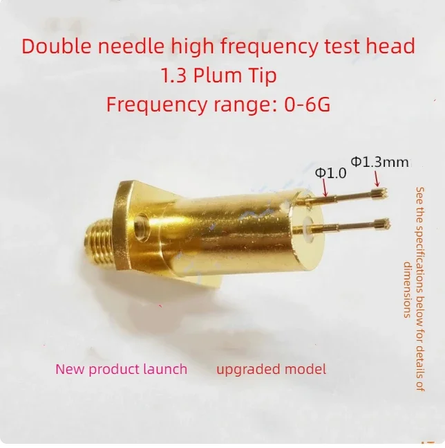 

2 шт. высокочастотные двухконтактные тестовые головки SMA 1.3 для радиочастотных измерений, зонды SMA-KF с двойным контактом для мобильных телефонов