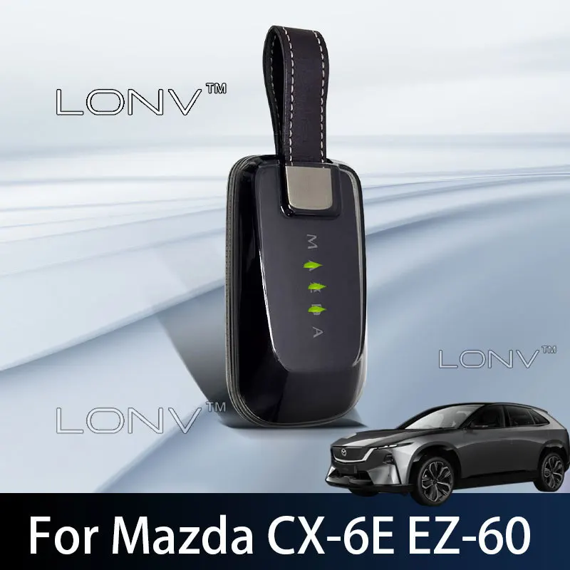 For Mazda CX-6e EZ-60 2026 2027 2025 Car TPU Key Fob Cover Case Protector Anti‑drop Anti‑scratch Full Protection Accessories