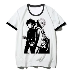 seraph of the end top women funny Japanese comic t-shirts female y2k clothing