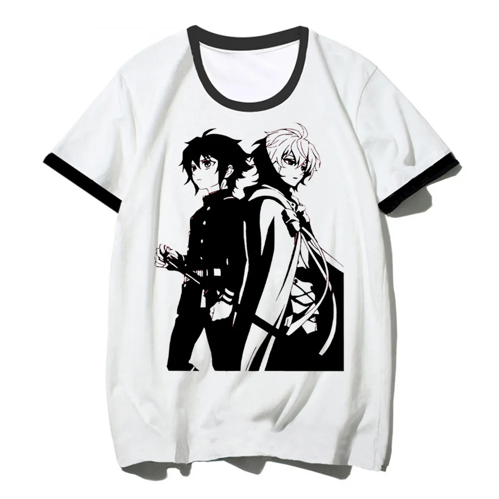 seraph of the end top women funny Japanese comic t-shirts female y2k clothing