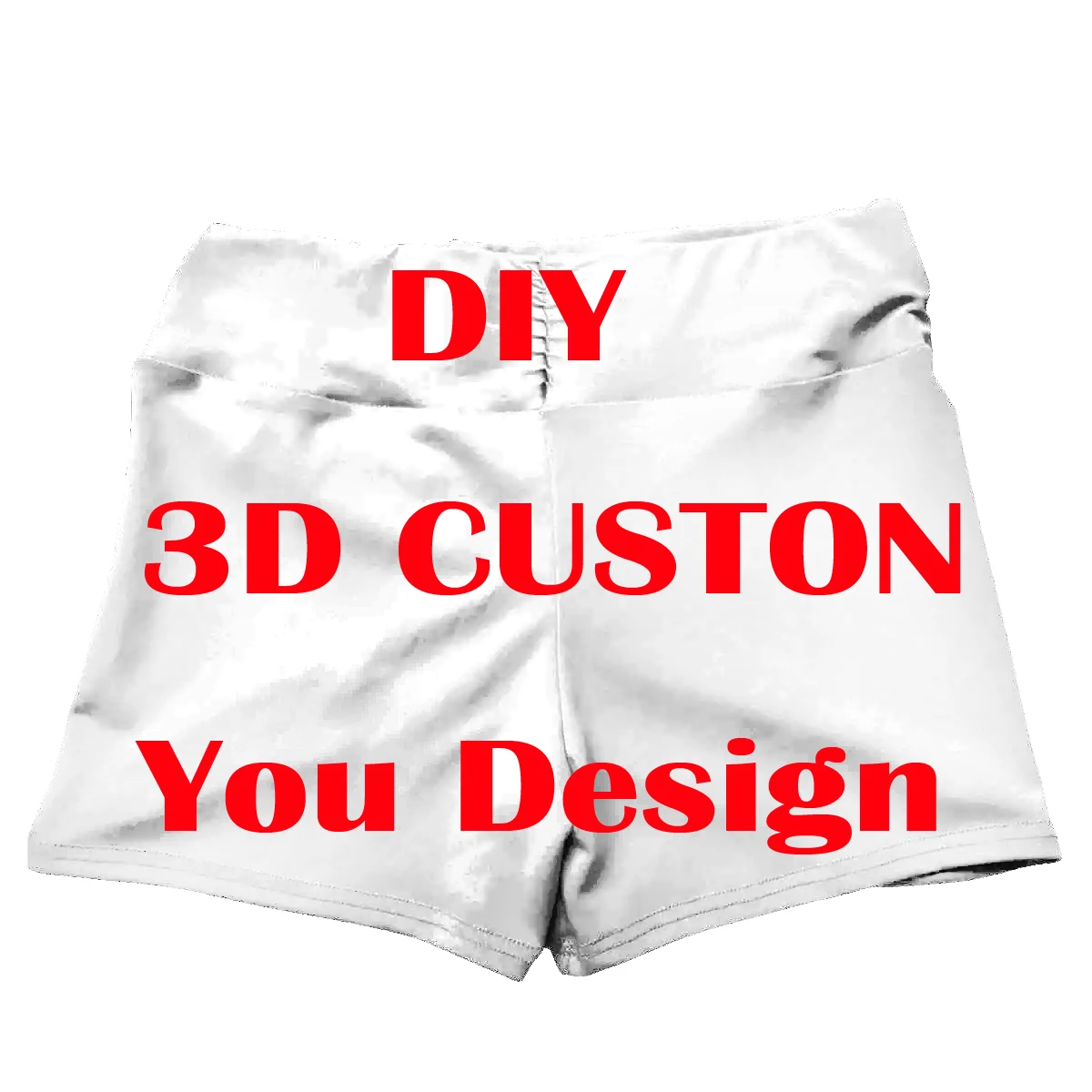 

DropShipping VIP Link Tops DIY 3D Printed Women Shorts Summer Beach Shorts Elastic Waist Women's Sportwear Quick Drying shorts