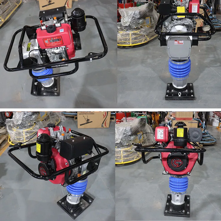 3-7.5HP Hand Jumping Tamp Rammer Compactor Robin Gasoline Petrol Electrical Engine Tamping Rammer Hammer