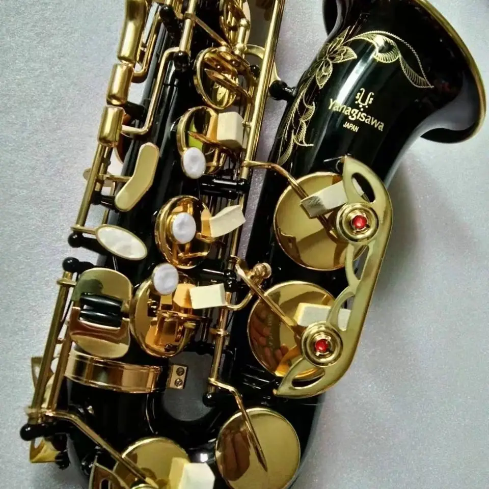 Western instrument saxophone Liuze A991 mid-range saxophone black gold mouth gold key customized special promotion