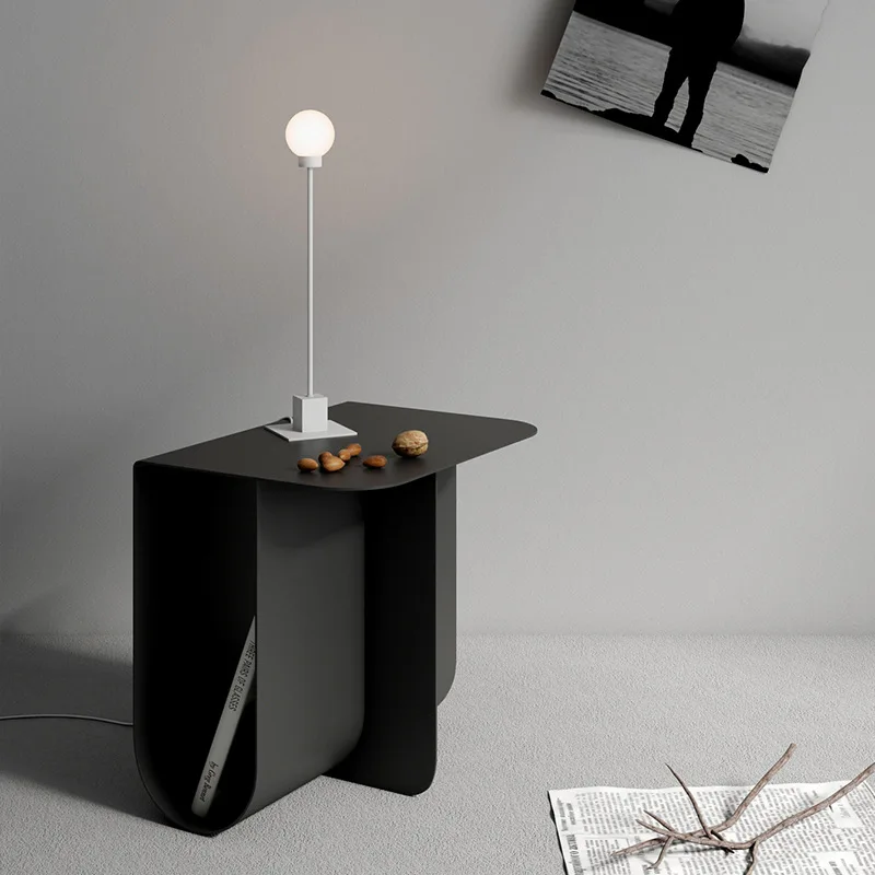 

MOMO Bedside Table Mini Stainless Steel Sofa Side Table Designer Minimalist Living Room Netflix Modern Minimalist