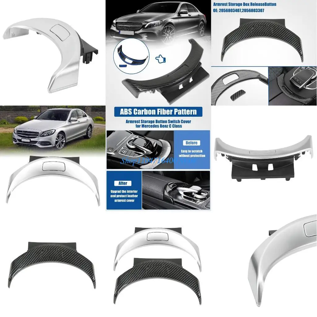

y1gd Central Console Glove Box Switch Cover Car Interior Accessories Fit for W205 C250 C55 W253 C300 C350 C400 C43 2056803407