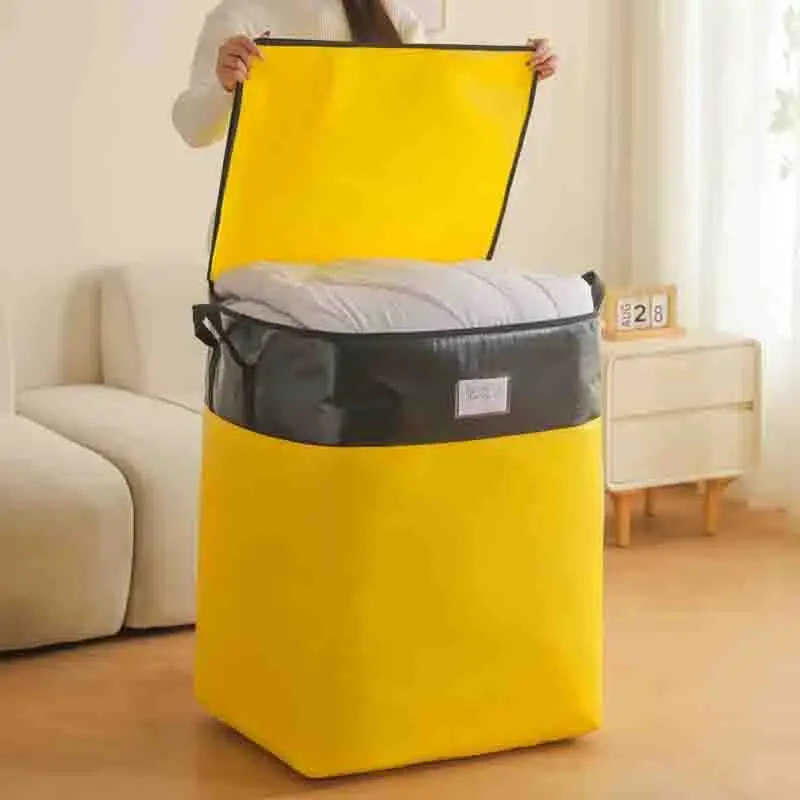 Waterproof Large Capacity Woven Bag Transfer Storage Wear-resistant Bag Foldable Moving Bag Thickened Eco-friendly Luggage Bag