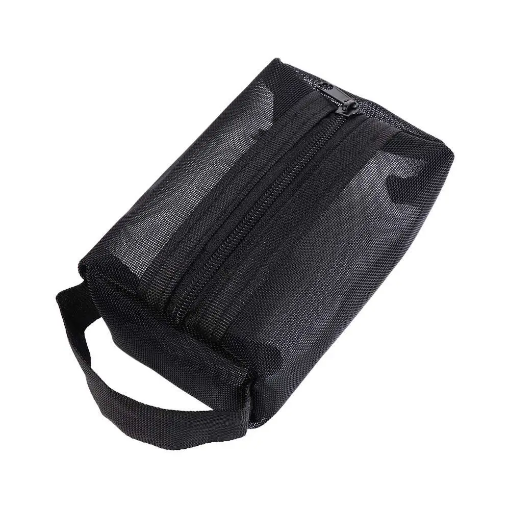 

Transparent Mesh Storage Bag ID Credit Card Holder Nylon Small Coin Purse Lipstick Bag Key Bag Transparent Cosmetic Bag Outdoor