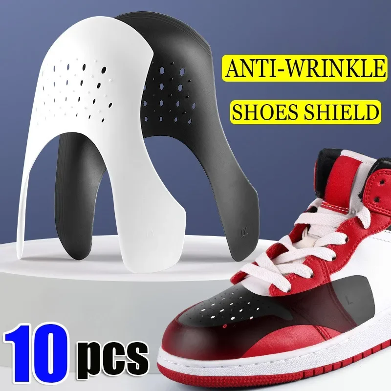 10Pcs Crease Protector Shoe Head Stretcher Sneaker Anti Crease Wrinkled Fold Shoes Support Toe Cap Sport Crease Protector Gifts