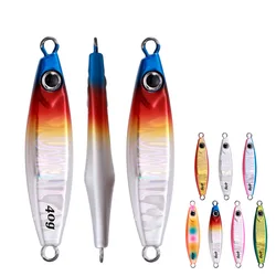 CASTFUN 40g 60g 80g 100g Slow Jigging Lure Japan Design Ocean Stinger Wing Lure Metal Jig