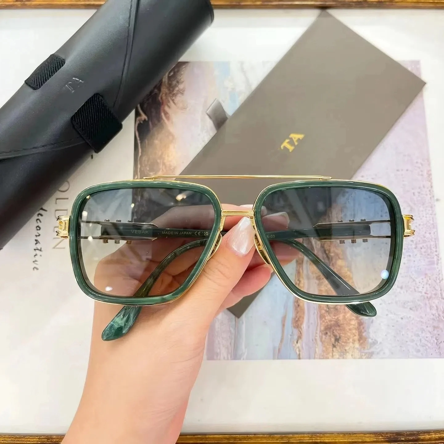 

Original Factory For DIYTA DT VEBAN VEBAK DTS801-A With Brand Box UV400 Gradient Driving Anti-Glare Stylish Men Women Sunglasses