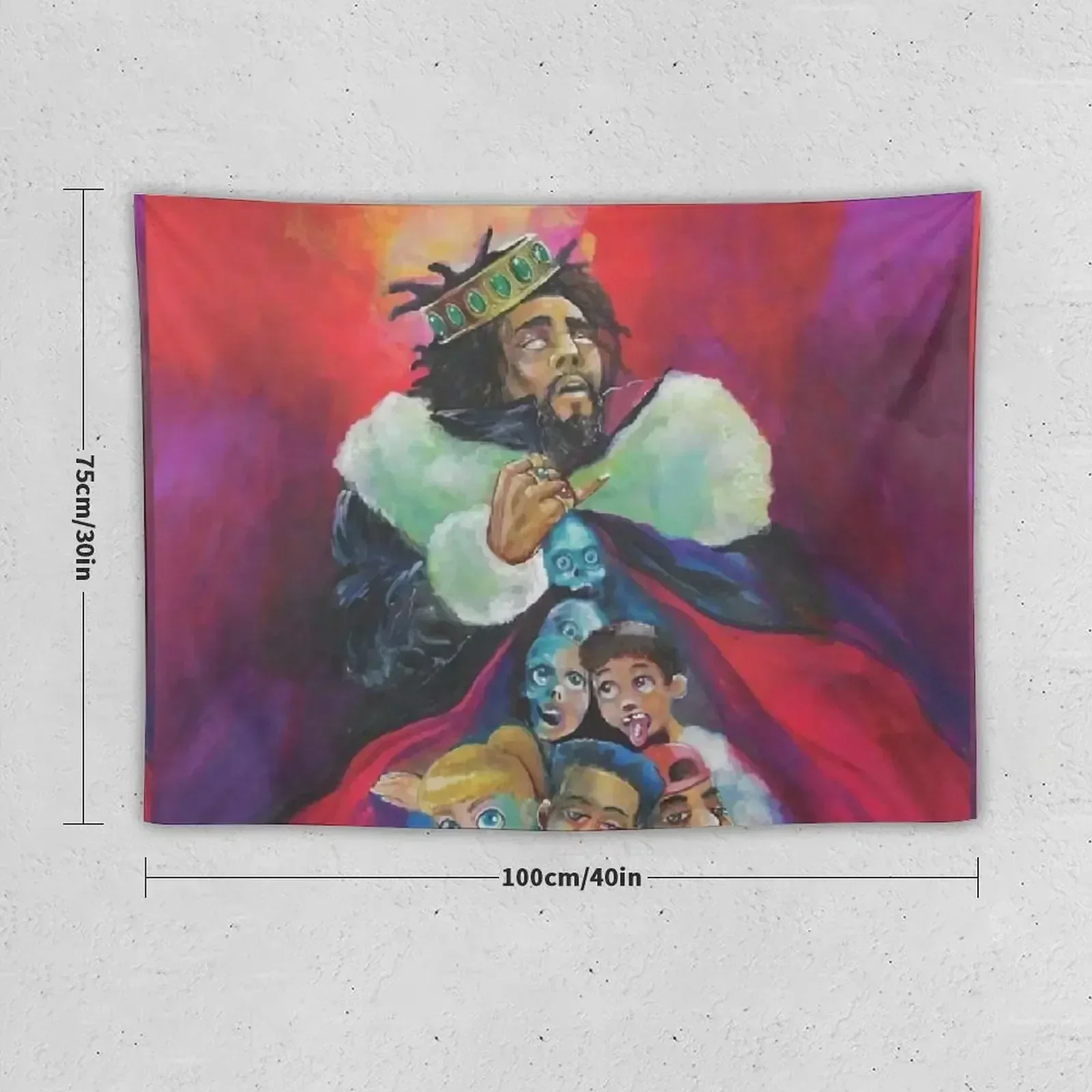 J Cole - KOD - K.O.D Tapestry Wall Coverings Room Decor For Girls On The Wall Aesthetic Room Decorations Tapestry