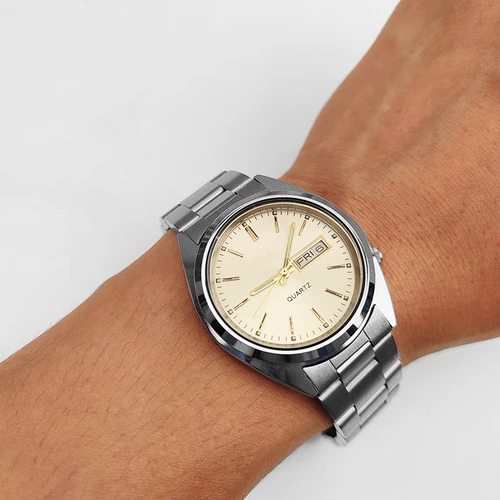 Imagen 2 del producto Pulsera con extremo curvado de 19 mm para Seiko No. 5 SNXS77/80/79K/75 NXS73K1 Pulsera de acero inoxidable Correa de metal sólido para Jubilee Oyster