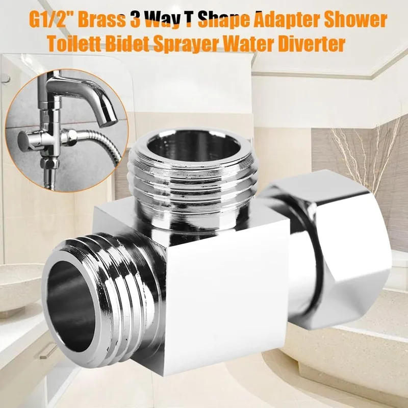 Brass T Shape Diverter Valve 1/2