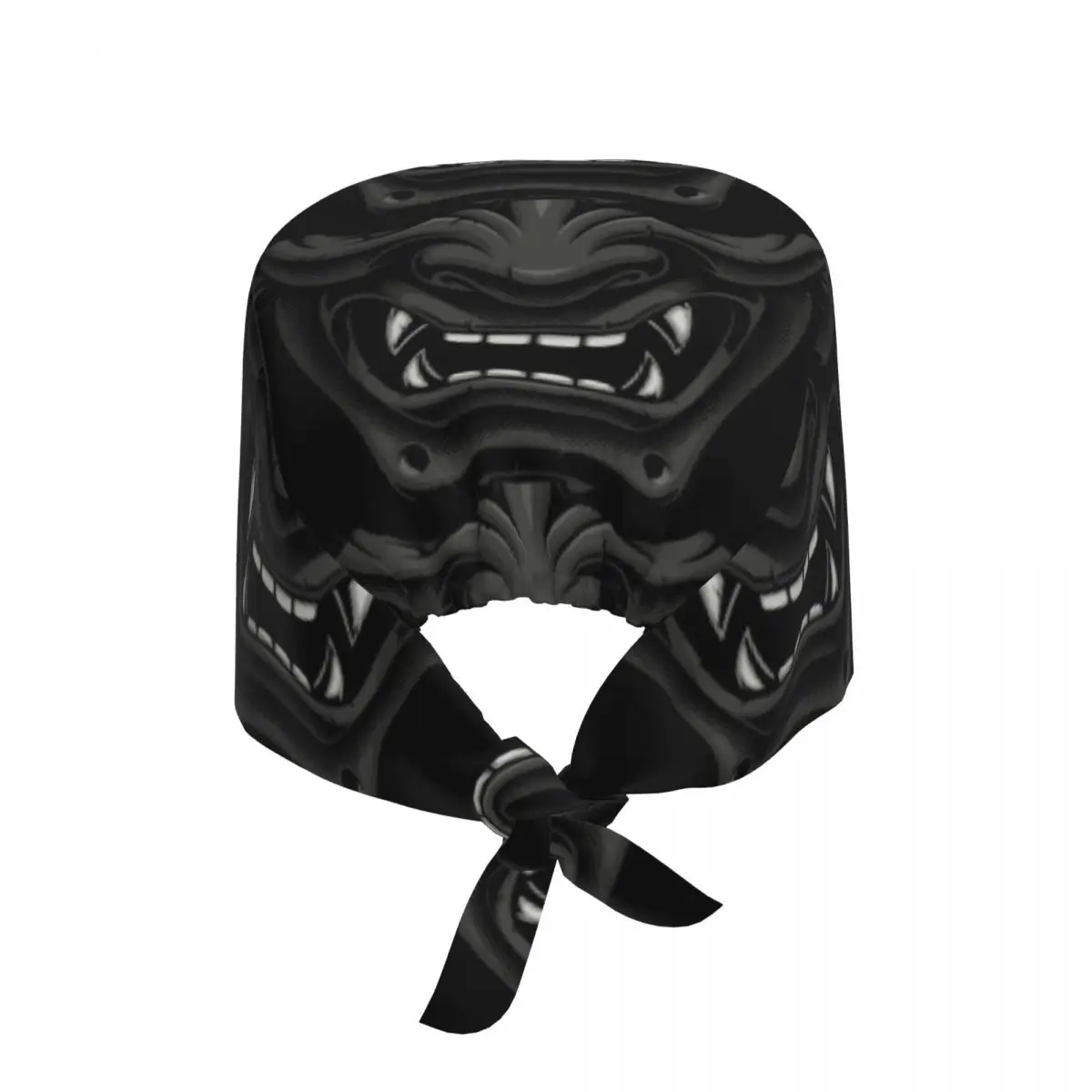 Japanese Oni Demon Samurai Breathable Scrub Hat Surgical Scrub Caps Unisex Nurse Medical Cap Hannya Tattoo Work Scrubs Hat