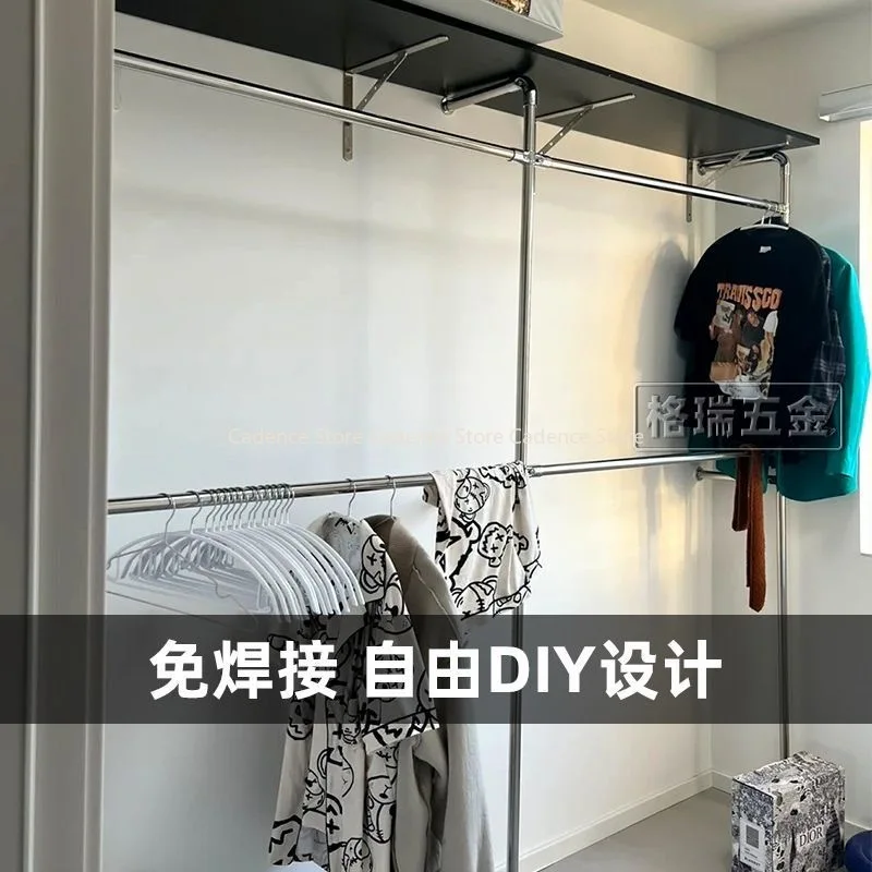 2PCS Black/Gold 25mm Pipe Joint  Tube Connector Display Rack Rod Support Holder Fixed Clamp Furniture Hardware