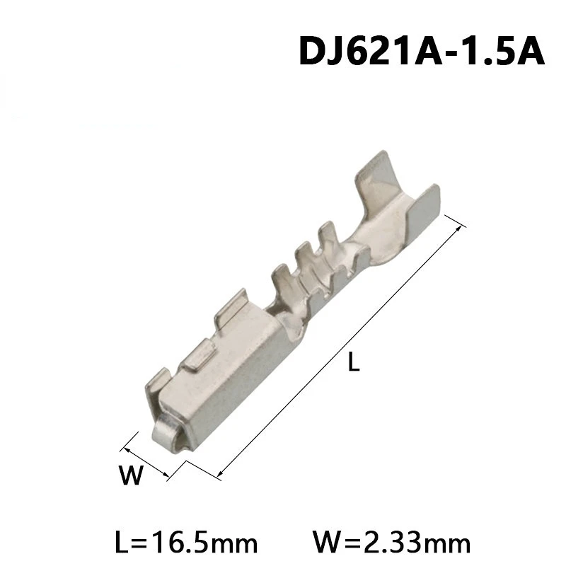 200/500/1000 PCS  1.5 series copper terminal connector terminal car terminal block tin terminal 12084200 12048074