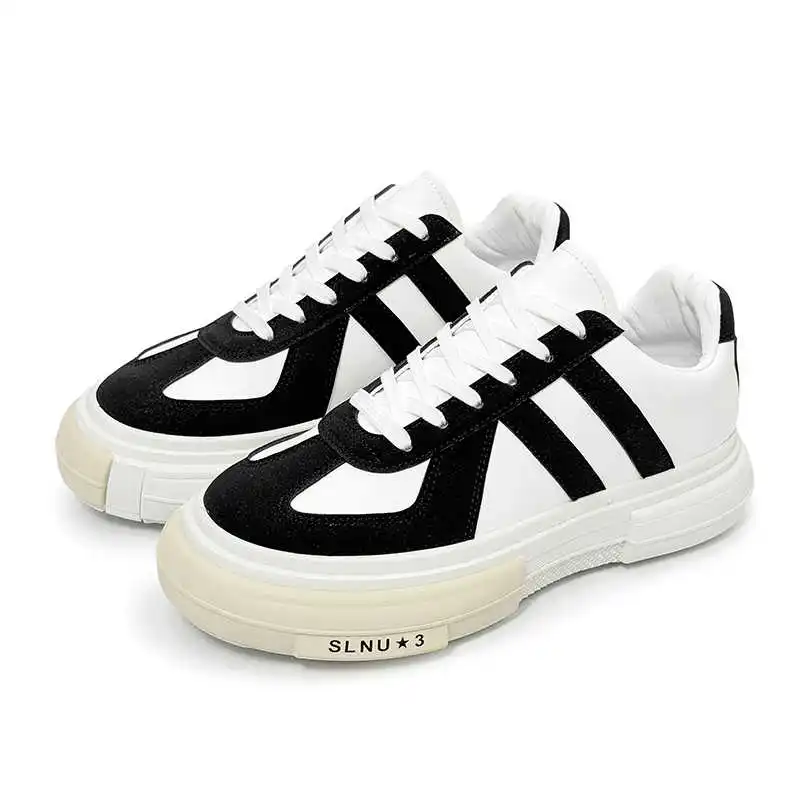 

Legitimate Leather Flatform Hiking Boots Men Light Shoes Luxury Brand Trainer Sneakers Sports Tenismasculine Shoses Shoess