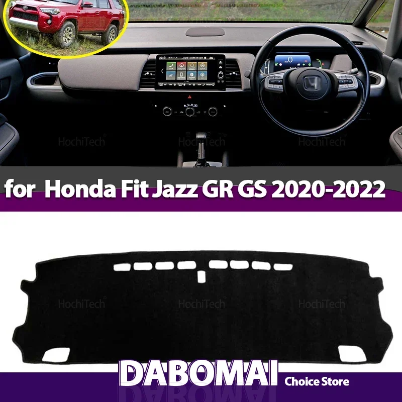 

Для Honda Fit Jazz GR GS 2020 2021 2022, солнцезащитная подушка, нескользящие аксессуары, RHD, чехол для приборной панели, коврик для ковра