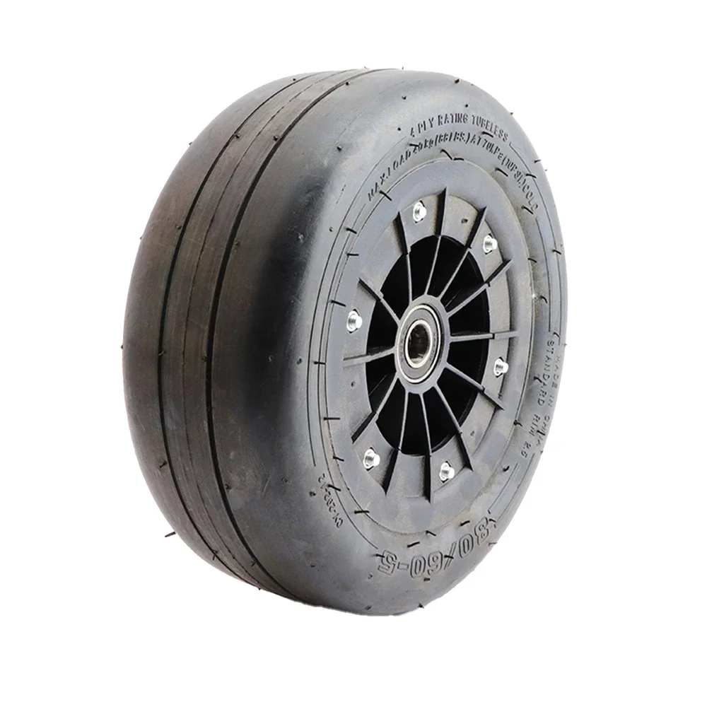 Pneu sem câmara de ar de 80/60-5 rodas com cubo de roda para ninebot mini pro karting rodas dianteiras de kart elétrico para crianças