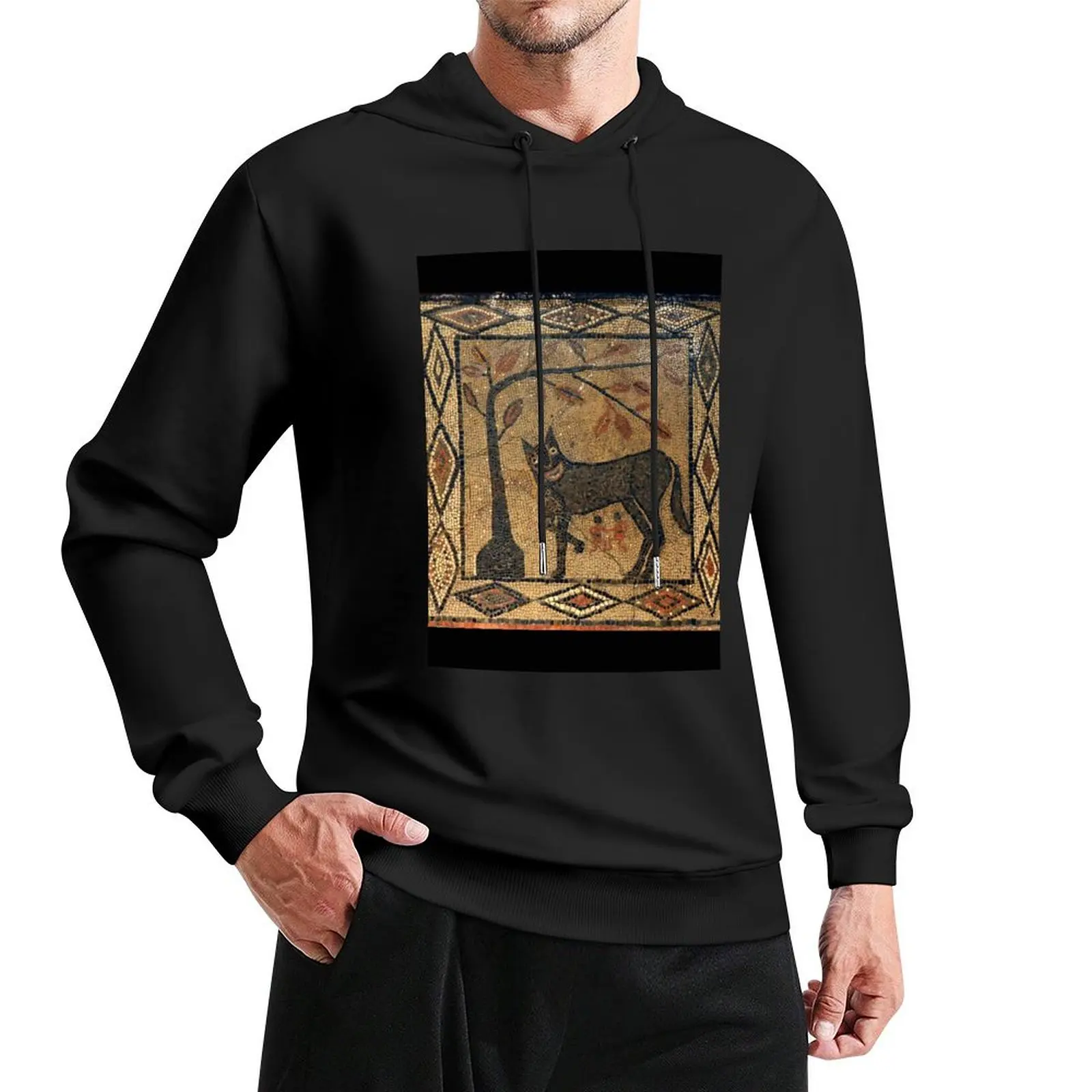 

The Aldborough She Wolf Pullover Hoodie korean clothes streetwear men hoodie streetwear