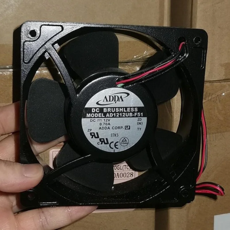 

Y Y 1 шт. новый для ADDA AD1212UB-F51 DC12V 0,70A 2-проводной охлаждающий вентилятор # QW.