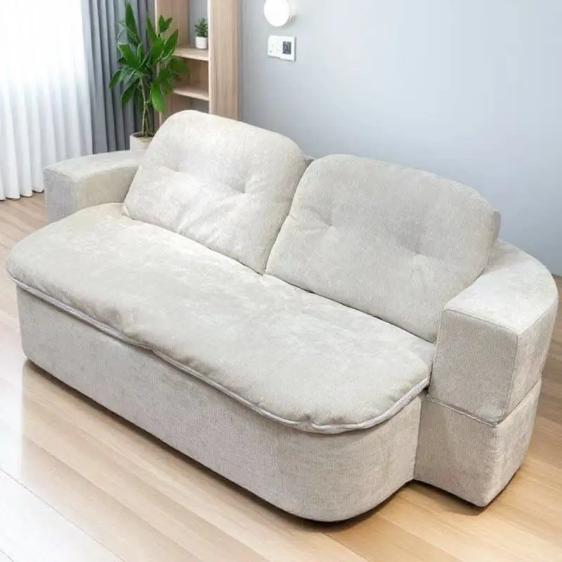 Modern Simple Living Room Sofa Bed High Density Sponge Apartment Hotel Living Room