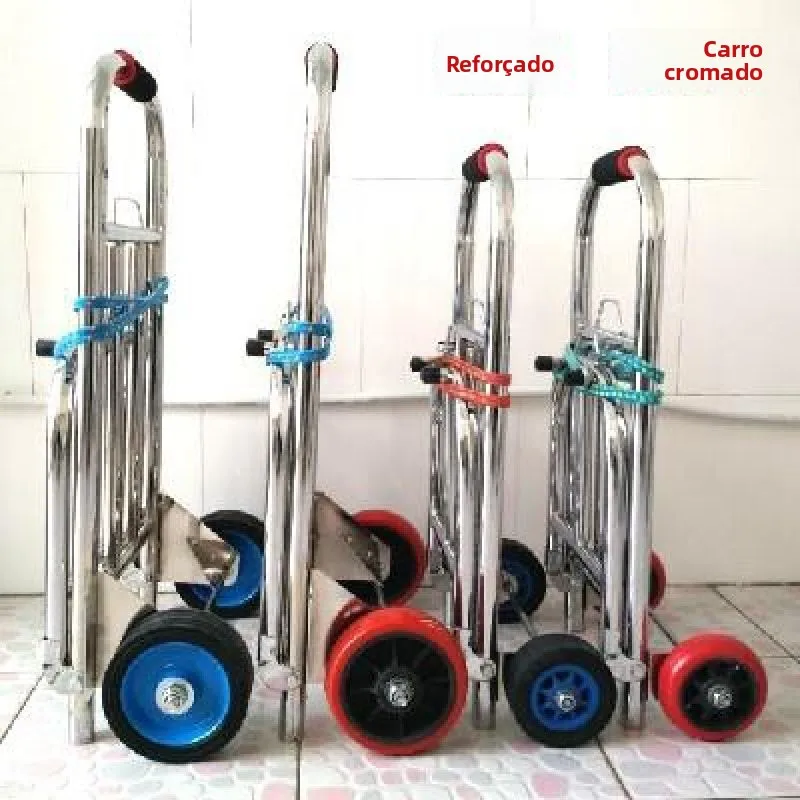 foldable-hand-pulled-op-cart-stainl-steel-portable-ry-for-clothing-stores-market-op-utili-carts