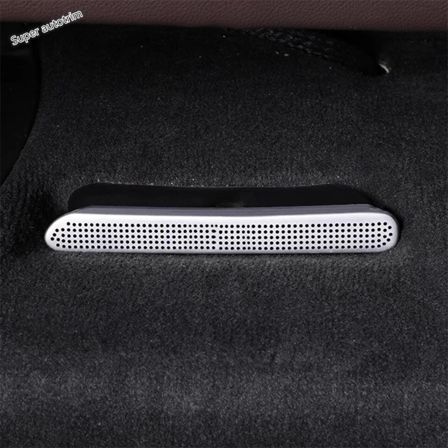 Car Seat Under Floor Air AC Vent Outlet Dust Cover Stainless Accessories For BMW 3 Series G20 2019 - 2024 / 6GT 6 GT 2012 - 2024