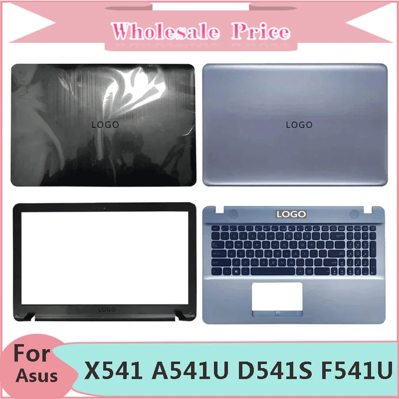 

New For ASUS X541 A541U D541S F541U R541U VM592U K541N Laptop LCD Back Cover Front Bezel Upper Palmrest Bottom Case Keyboard