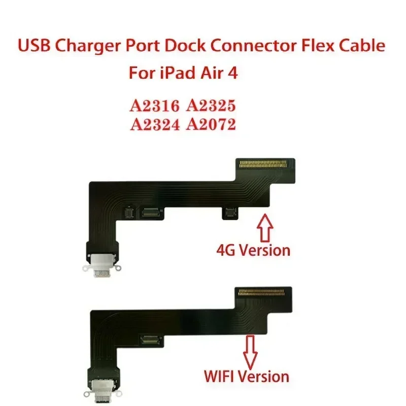 

Charging Port Flex Cable for IPad Air 4 A2316 A2324 A2325 A2072 USB Charger Port Dock Connector Plug Socket Jack Ribbon