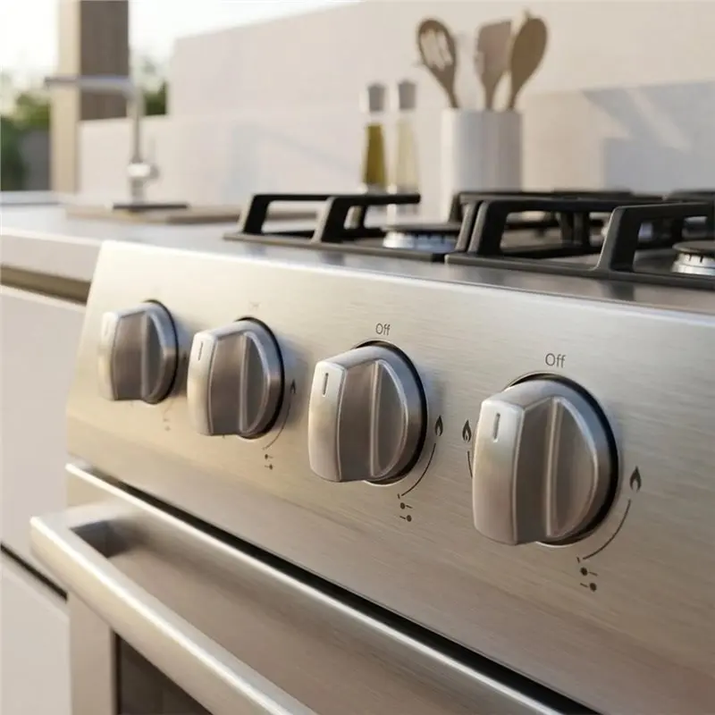 ABRG-Gas Stove Knobs W11687171 5 Pack For Whirlpool Models WEG515S0LS3 WEG515S0LS4 WEG515S0LZ3 WEG515S0LZ4 WEG745H0LZ4