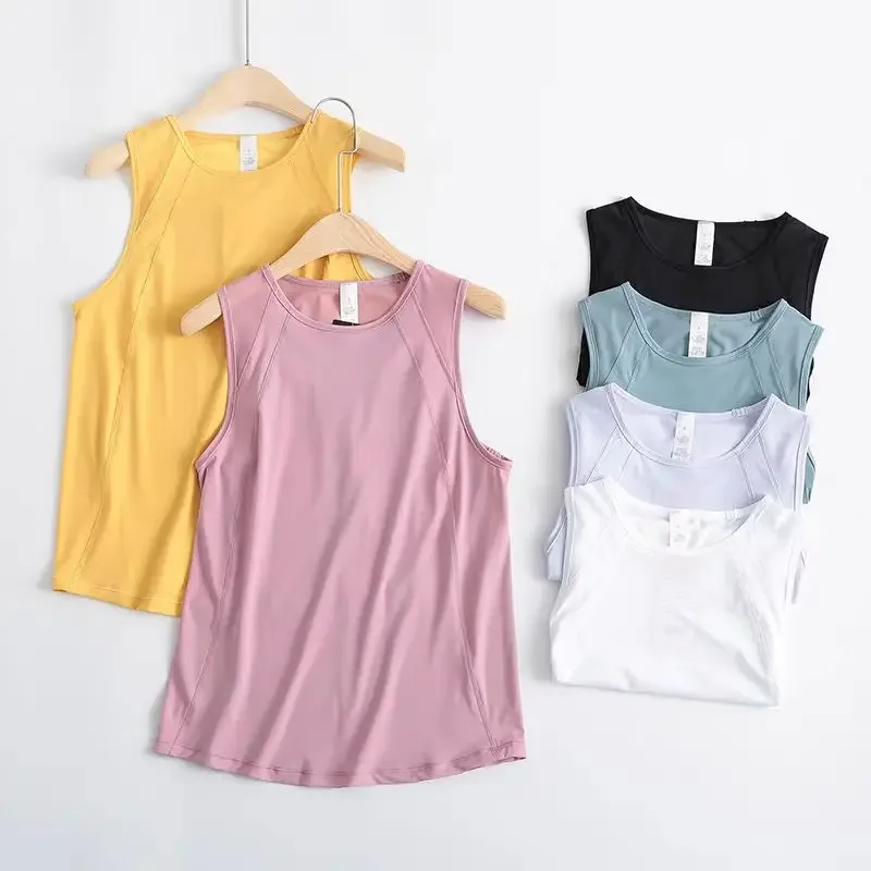 Lemon Women Sculpt sports vest Yoga Top Loose Fit Workout Tank Gym Wear Sleeveless Back Hollow Sportswear Running Sport Shirts