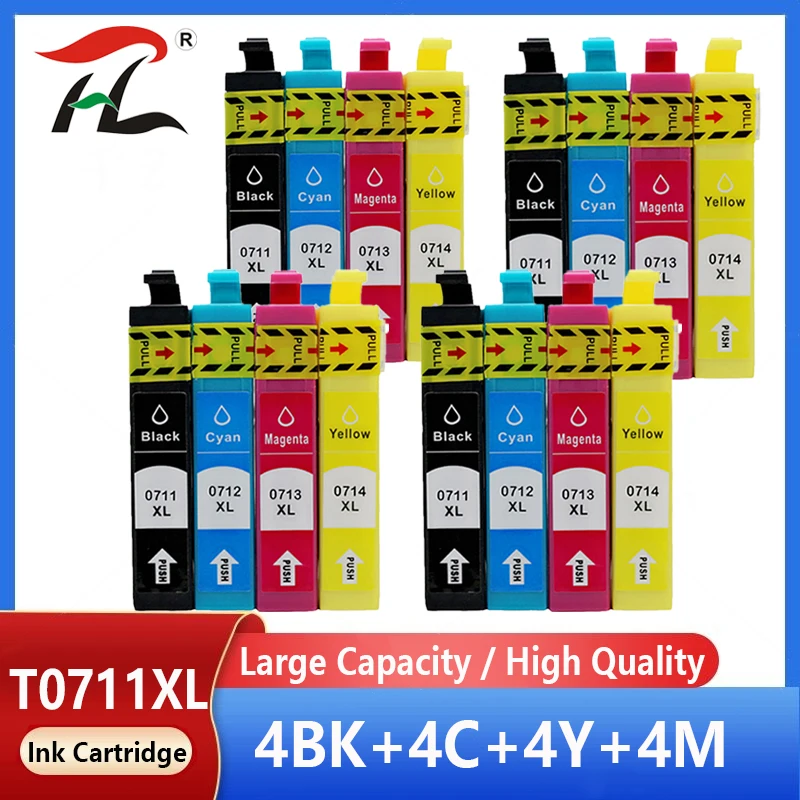 Ink Cartridge for Epson T0711 T0712 T0713 T0714 Printer Cartridges Stylus SX215 SX218 SX400 SX405 SX405 SX410 SX415 SX510W