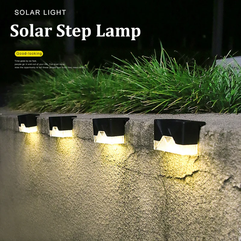 

Solar Garden Light LED Courtyard Decoration Wall Lamp For Outdoor Stairs Driveway Landscape Lighting IP65 Waterproof Path Lamp