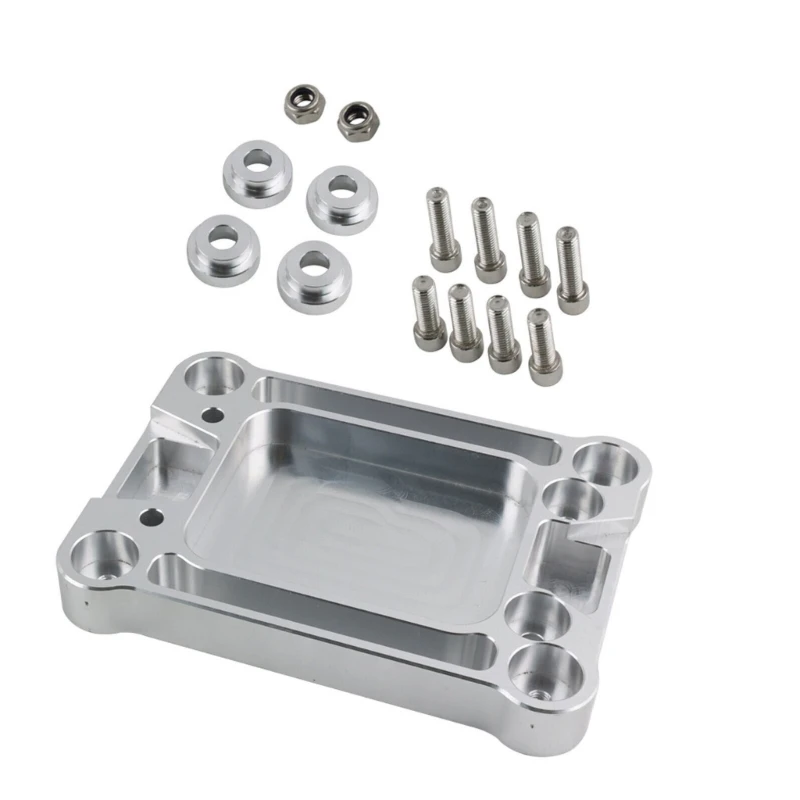 Enhancing Car Driving Comfort Aluminum Gear Shifter Base Plate Set with Mounting Hardware Installation Bolts for K20 K24