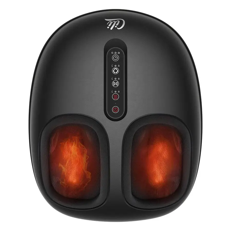 

Shiatsu Foot Massager with Heat and Compression, Kneading, Rolling,Electric Feet Massager for Plantar Fasciitis, Neuropathy, Fee