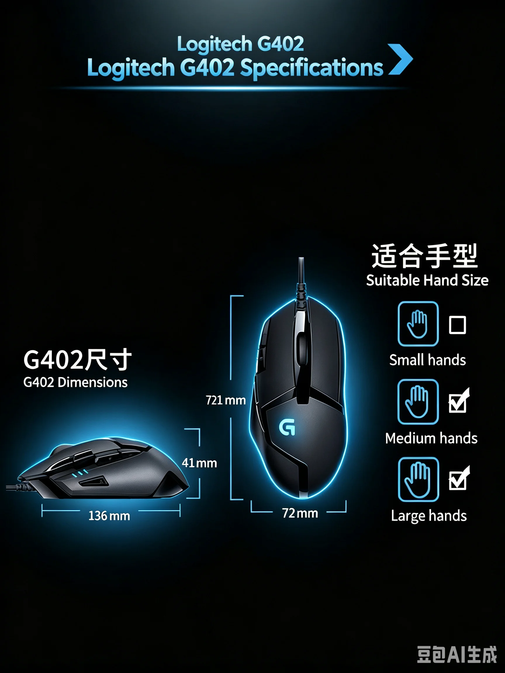 Logitech G402 USB Wired Esport - Esports Gaming Logos ulasan dan harga