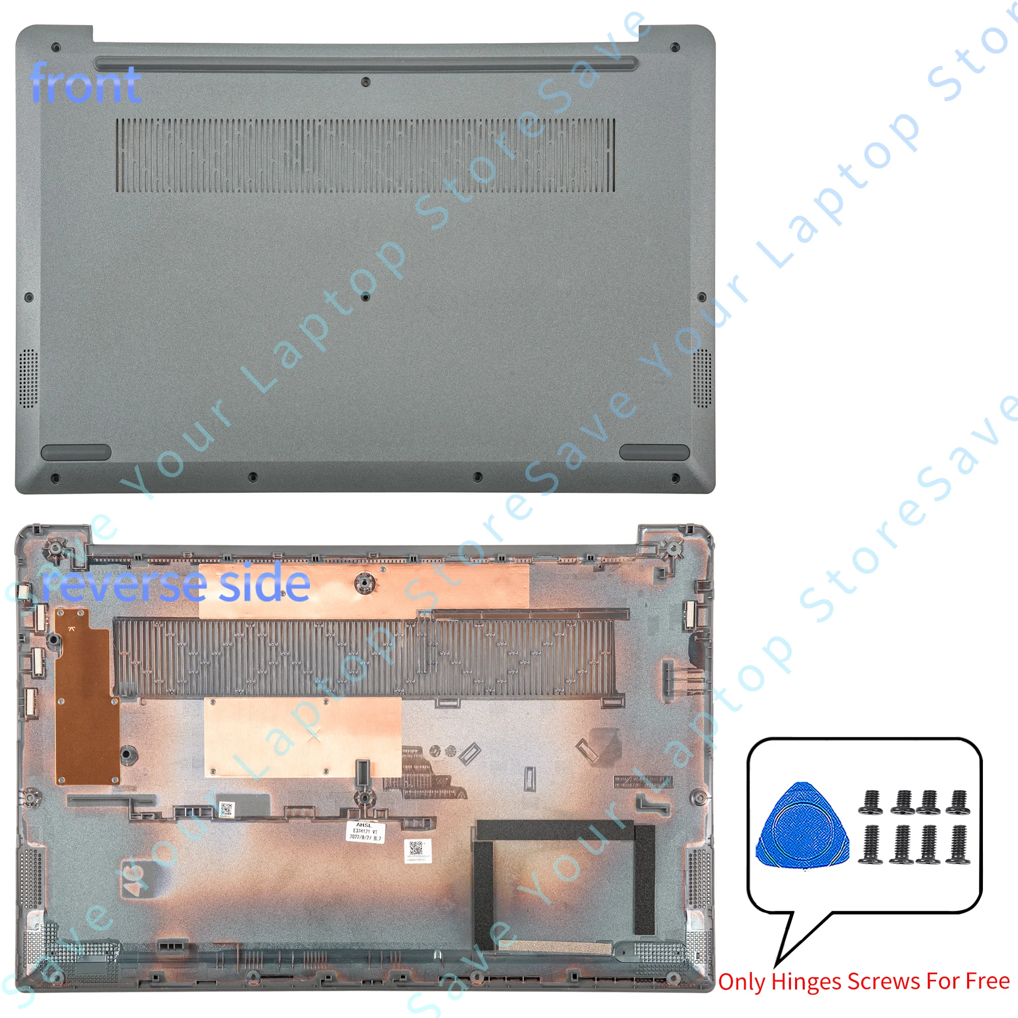 Laptop Parts For Ideapad 15S 3-15ALC6 15ITL6 2021 LCD Back Cover Front Bezel Palmrest Bottom HingeCover Replace Gray