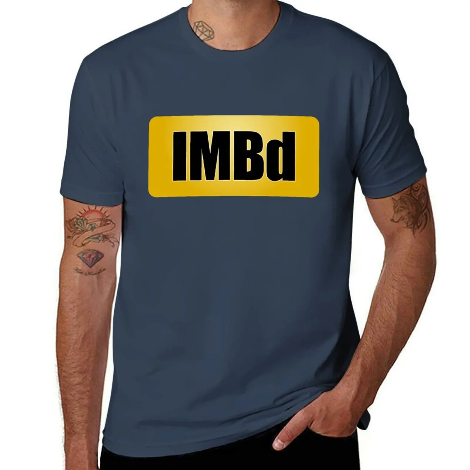IMDb شعار تي شيرت رجل التي شيرت رجل تي شيرت فاخر رجل تي شيرت عالية الجودة الفاخرة العلامة التجارية تي شيرت #1