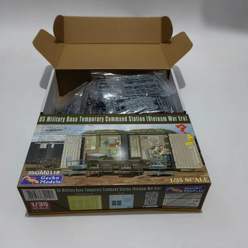 Gekko 1/35 Militaire Basis Tijdelijk Commando Station (Vietnam Oorlog Tijdperk) Kit 35GM0119 Monteer Plastic Model Kit