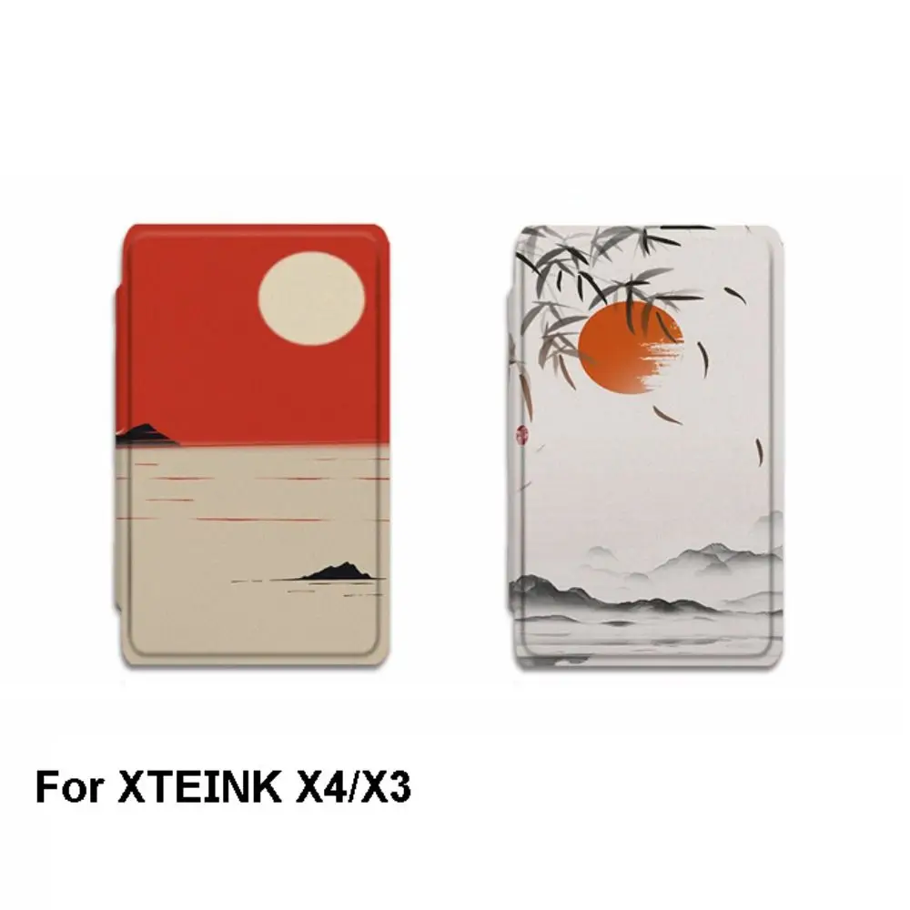 Premium Japanese Style Magnetic Case Shockproof Anti Scratch Protective Cover Anti-fall Colorful Folio Shell for XTEINK X4/X3