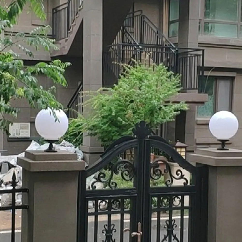 

Post Globe Light Fixture Outdoor Lamp Post Light Weatherproof for Porch Patio Backyard Gate Yard Exterior Decoration Lighting