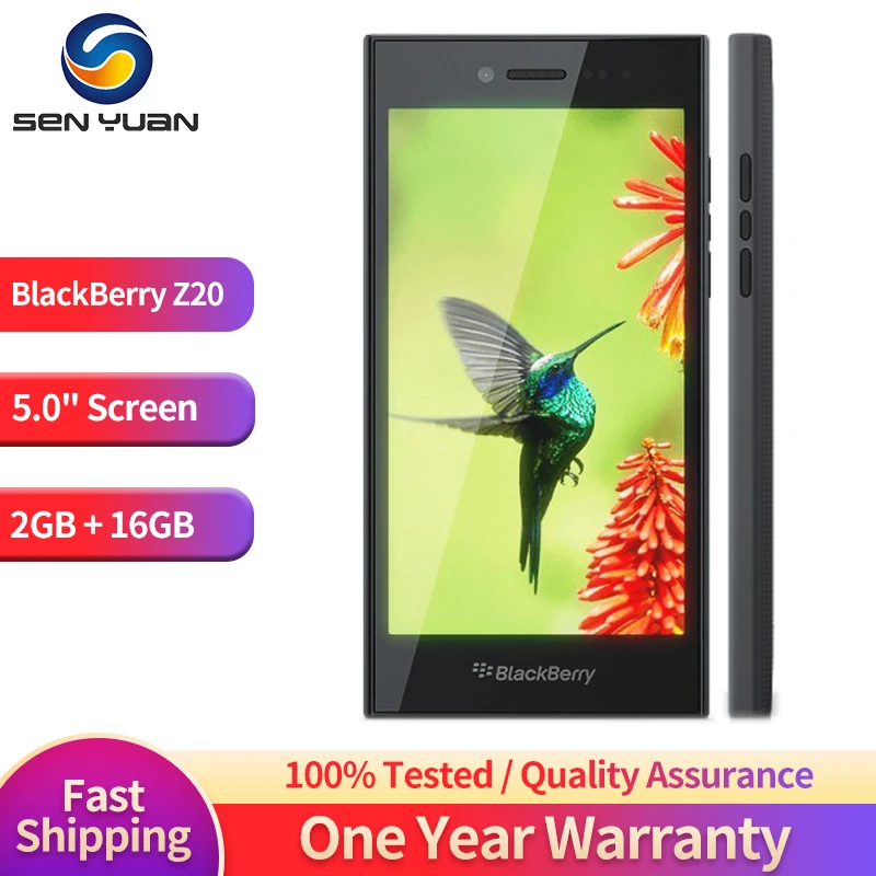 Celular Blackberry Leap Z20 original, 5,0 "Tela, 2GB de RAM, 16GB ROM, QWERTY Dual Core, BlackBerry-OS Celular