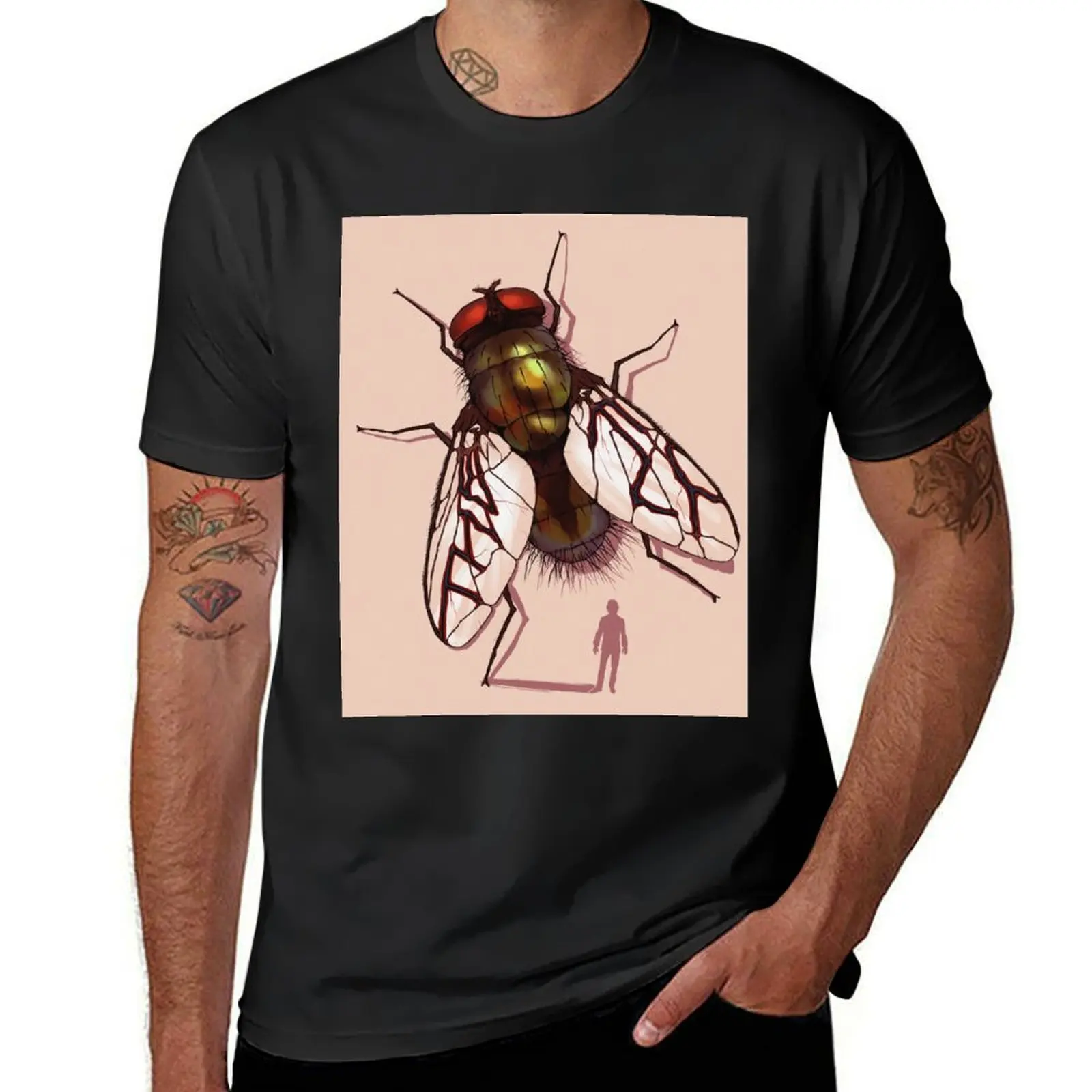 David Cronenberg's The Fly T-Shirt graphics oversized Men's clothing