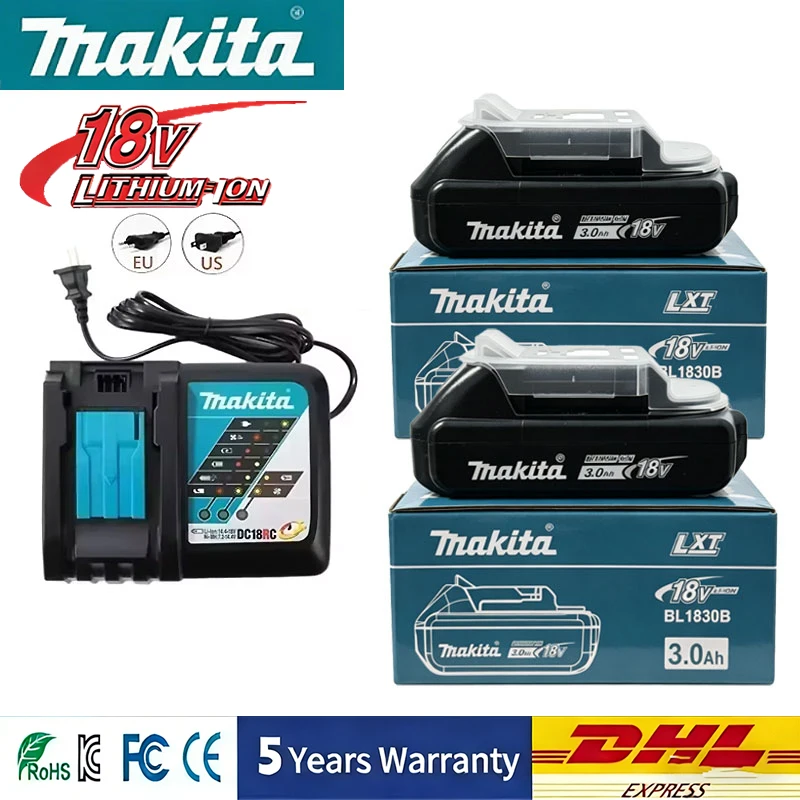 

Original Makita 18V 3Ah Battery ,Suitable for all 18V electric tools in Makita, BL1850B BL1850 BL1840 BL1860 BL1890 BL1830