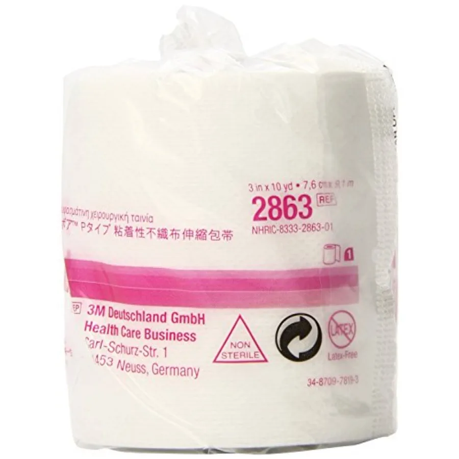 

3m Medipore Soft Cloth Tape 3" X 10 Yd Box: 12
