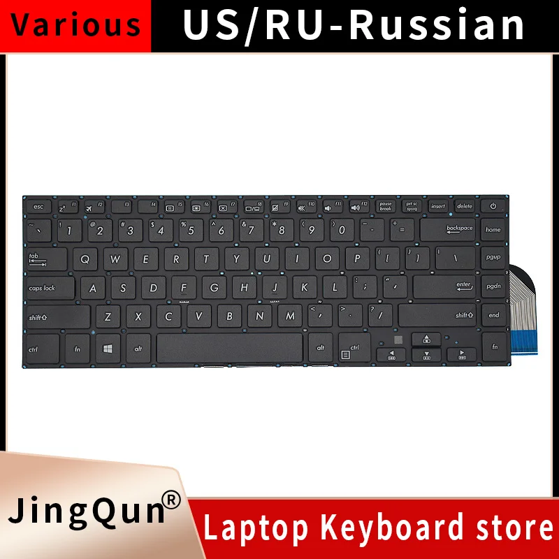 Spanish Russian Brazil keyboard FOR ASUS x505 x505b x505Ba x505BP x505Z x505ZA x506 r504z k505 NSK-WK2SQ0T 0KNB0-4129TU00 US