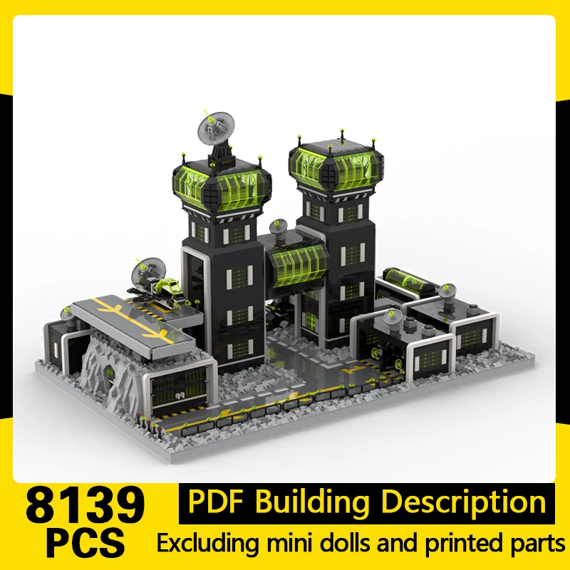 City Street View Model MOC Building Bricks Large Mobile Base Modular Technology Gifts Holiday Assemble Children Toys Suit